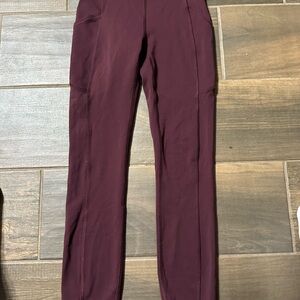lululemon athletica Burgundy Leggings